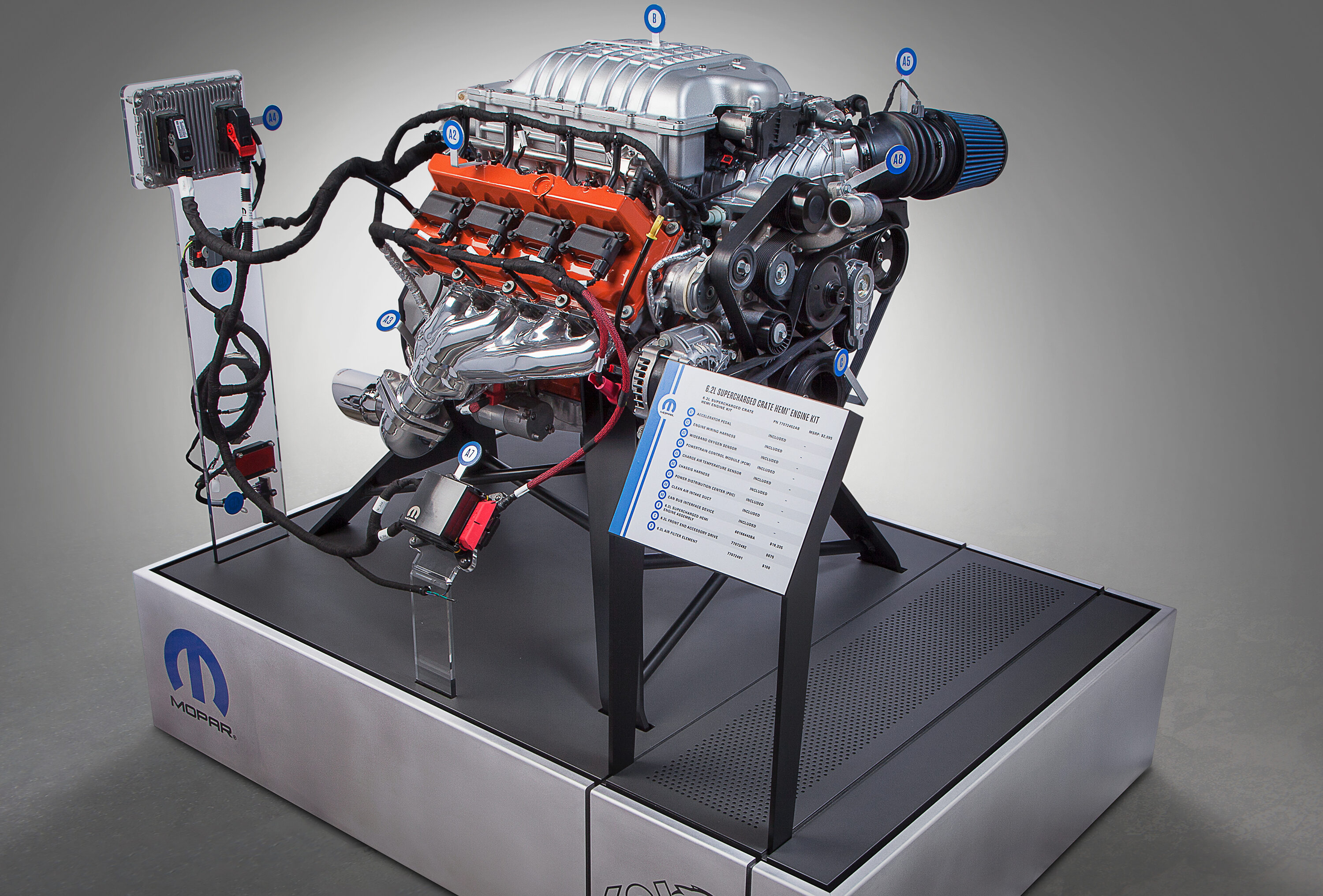 The Mopar brand is unleashing a new Mopar 6.2L supercharged Crat