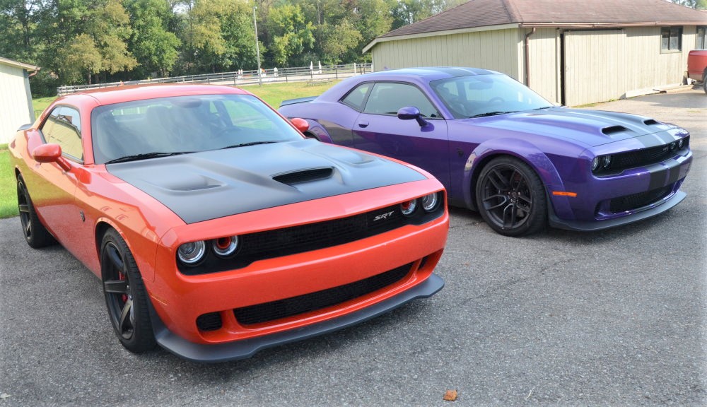 Dodge Challenger Hellcat and Redeye