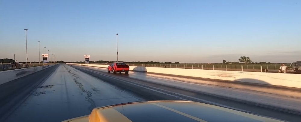 Demon Incinerates Bottled Chevy & Blown Mustang with Hellfire