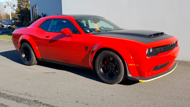 Barely Driven Dodge Demon Sold at Auction