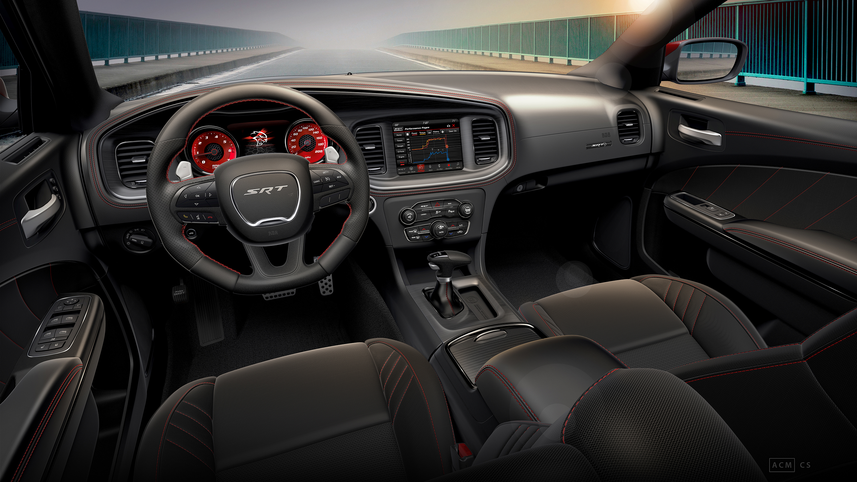 Interior Of 2019 Dodge Charger Srt Hellcat Octane Edition