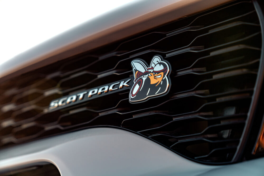 2020 Dodge Charger Scat Pack Widebody features the Scat Pack Bee