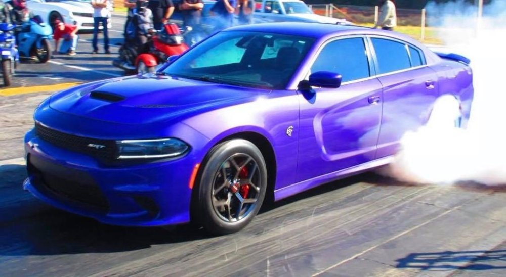 Dodge Hellcat Charger Burnout