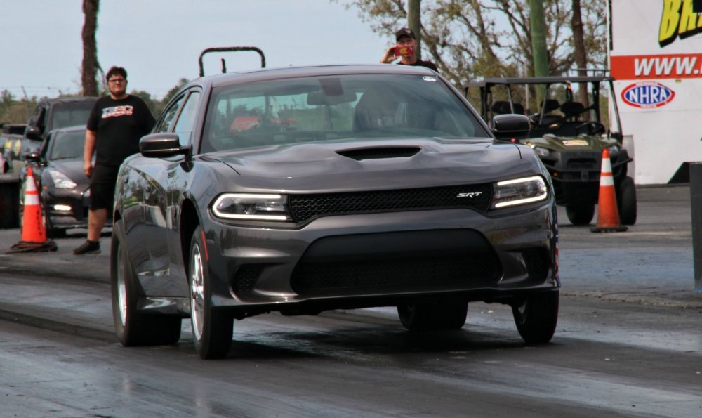 Dodge Hellcat Charger Launching - Michelle Day