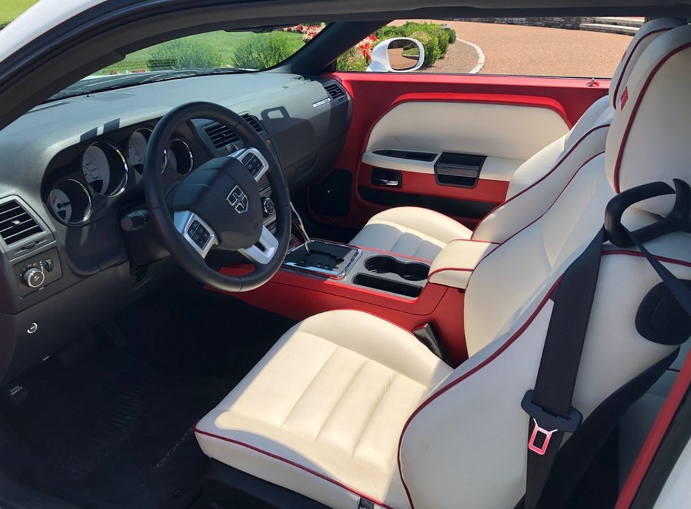 Converted Dodge Challenger Interior