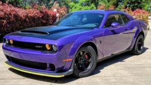 Low-Mile Dodge Demon is Plum Crazy Monster