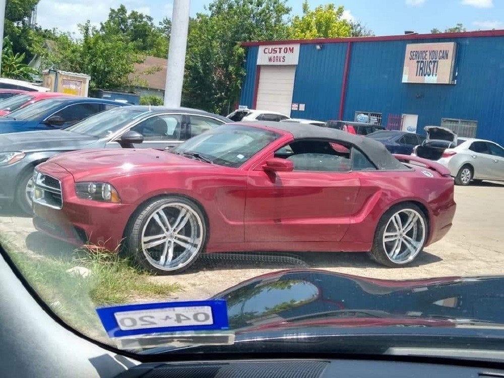 Dodge Charger Two Door Convertible Built From A Mustang