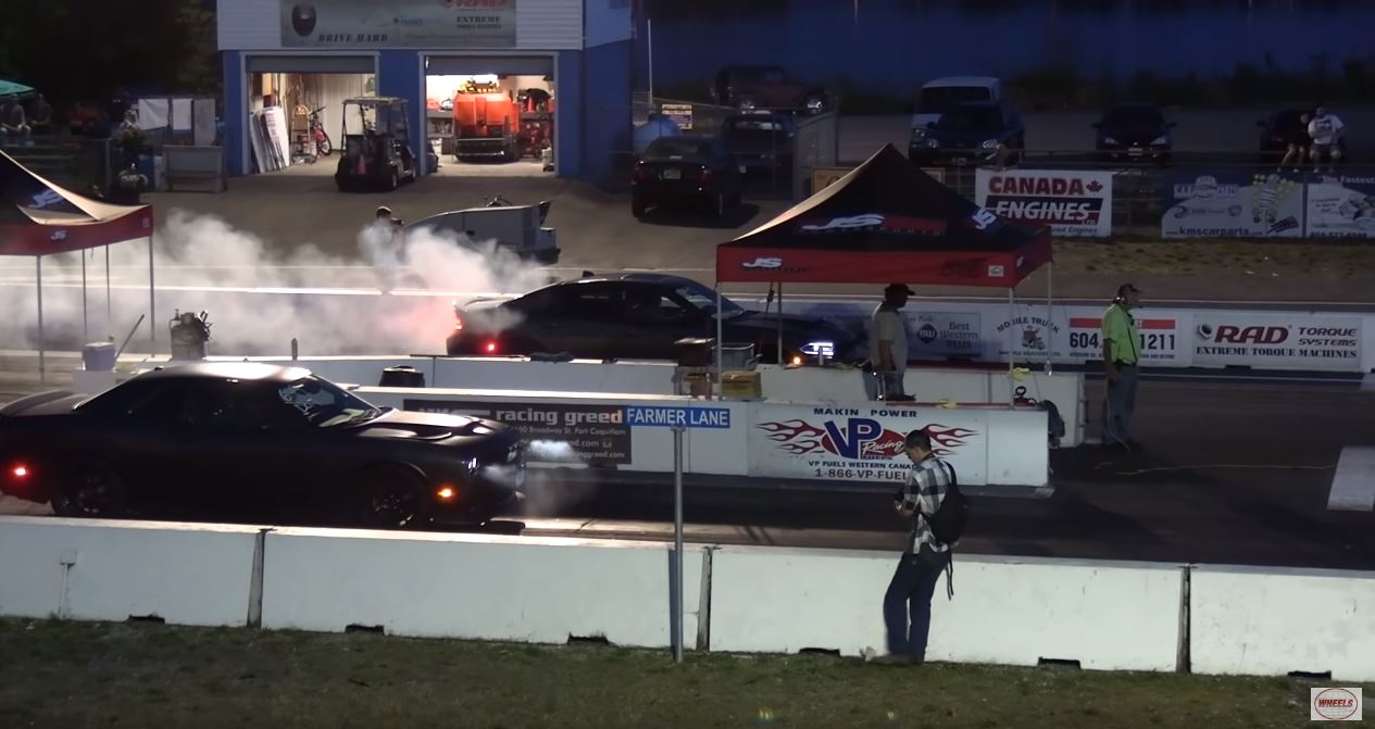 Mr and Mrs Dodge Hellcat