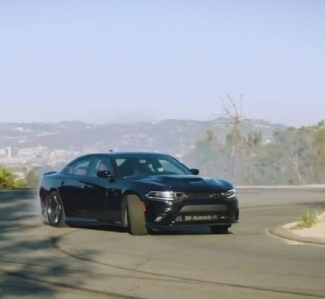 Dodge Celebrates National Black Cat Day with a Drifting Charger