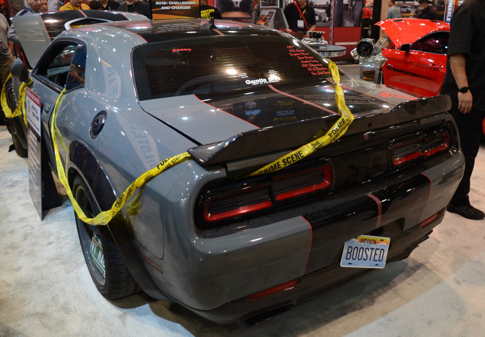 Wrecked Dodge Challenger Scat Pack