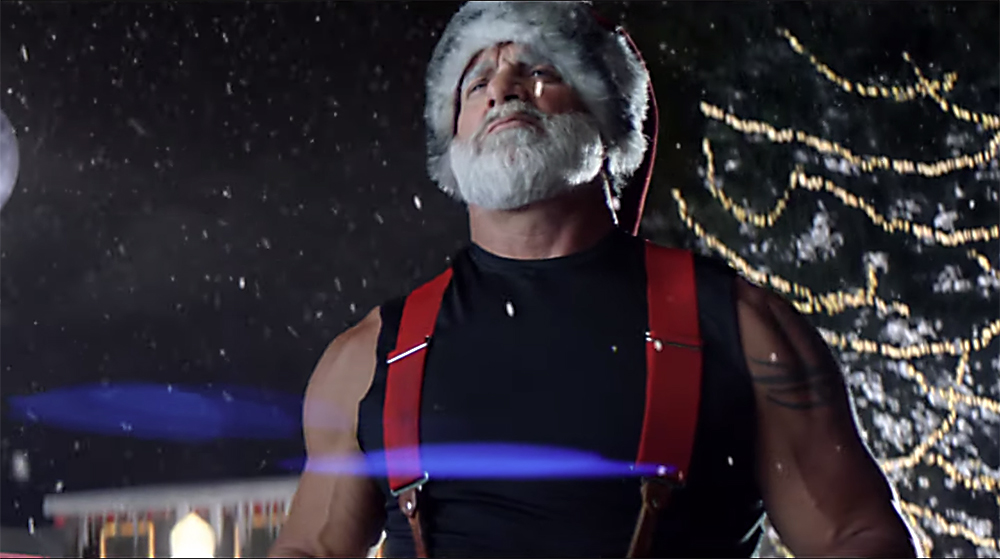 Angry Biker Santa Promotes Dodge Power Dollars Campaign for Black Friday 2019