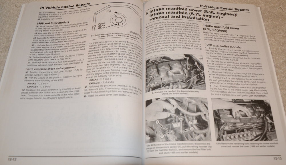 Haynes Dodge Cummins Diesel Engine Manual