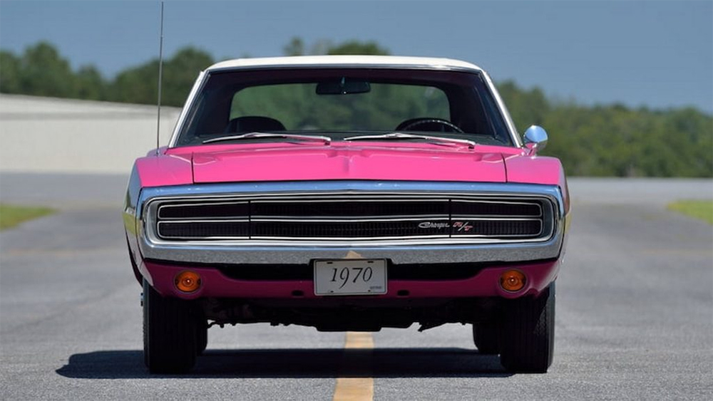 Panther Pink 1970 Dodge Charger R/T for sale at Mecum Auto Auctions