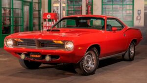 1970 Plymouth HEMI Cuda is Rallye Red Beauty