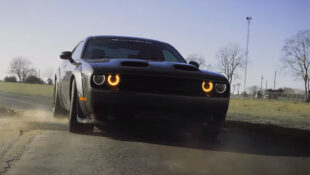 Hennessey Redeye Challenger HPE1000 on track during demonstration youtube video