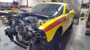 Crashed Dodge Charger RT To Become Restomod Plymouth GTX project
