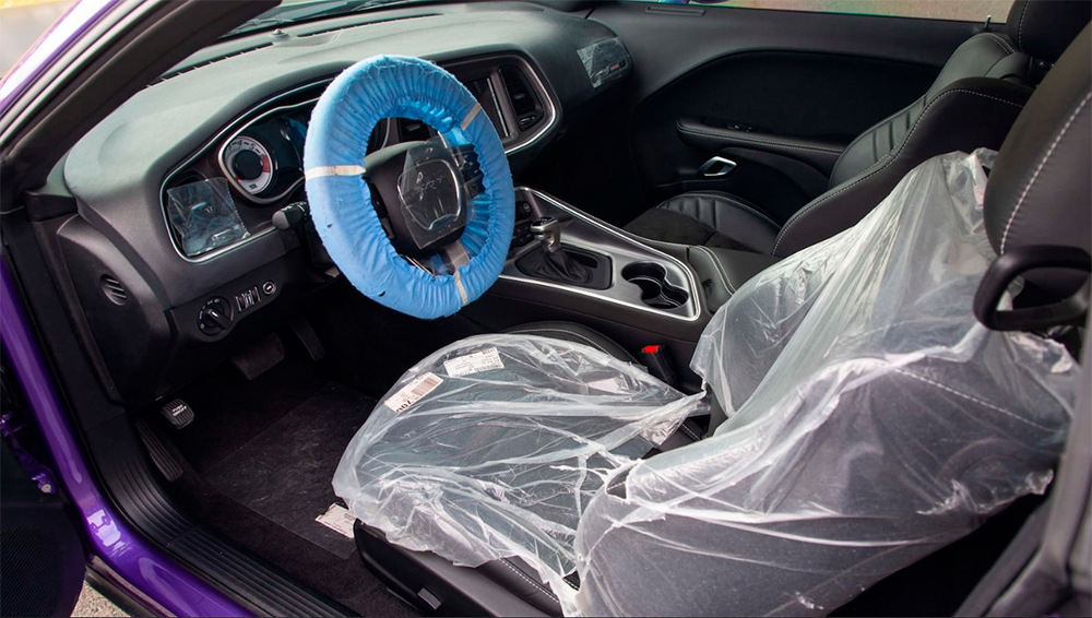 2018 Dodge Challenger SRT Demon Plastic Coated Interior Mecum Auction Eddie Vannoy