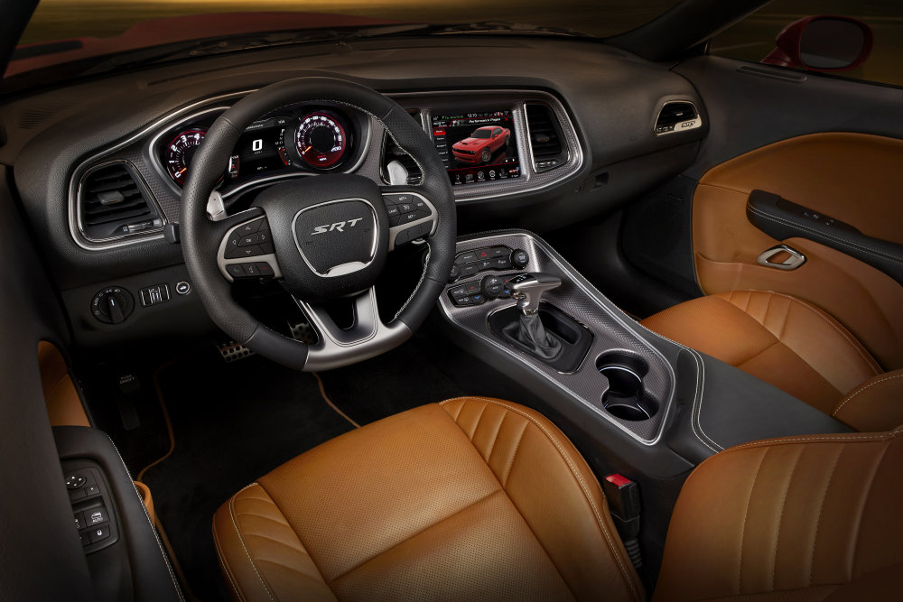 Hellcat Challenger Interior