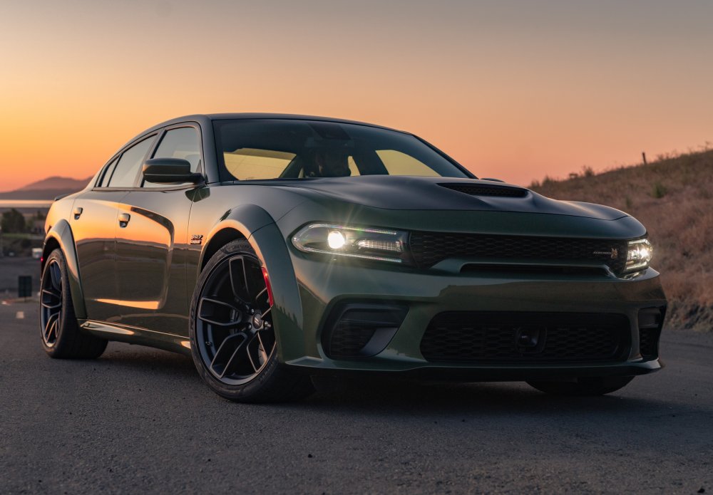 The Dodge Charger Scat Pack Widebody is powered by the 392cubic