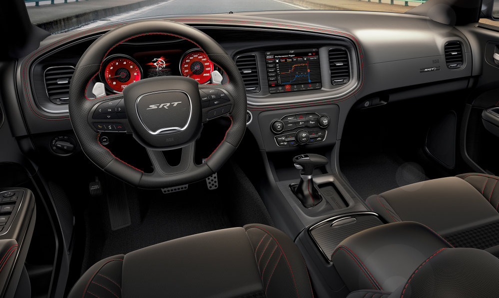 Interior of 2019 Dodge Charger SRT Hellcat Octane Edition