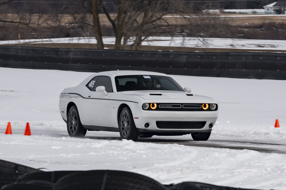 SnowPAR: Challenger & Chrysler 300C Tackle Icy Wisconsin Autocross