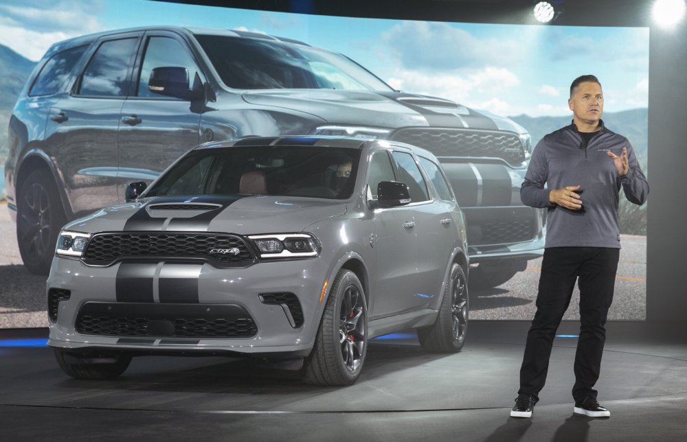 Tim Kuniskis with Dodge Durango SRT Hellcat