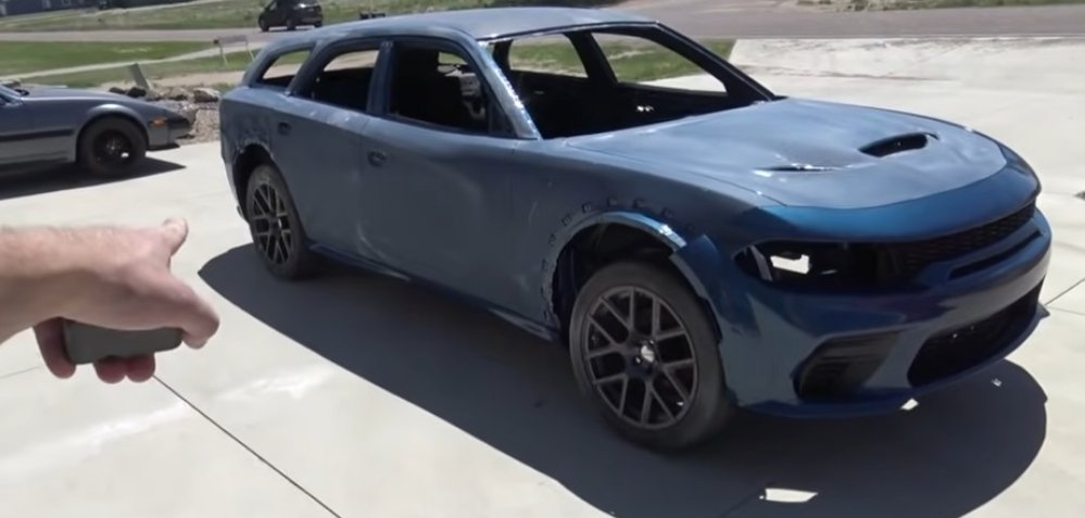 Hellcat Charger Turned Magnum Build Gets Trackhawk Power