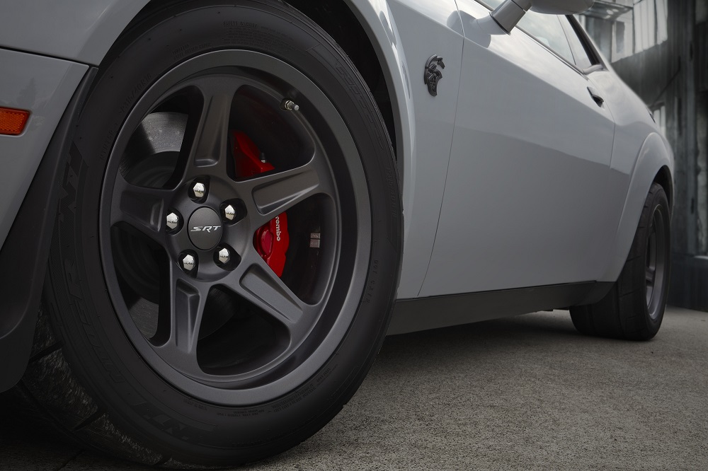 2022 Dodge Challenger SRT Super Stock with SRT Black appearance package.