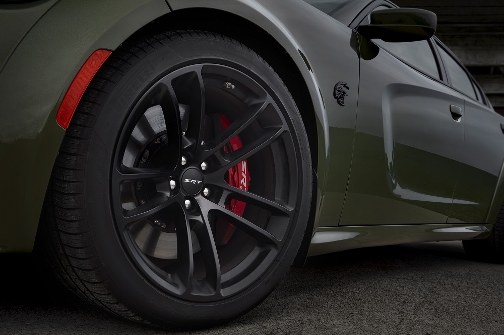 2022 Dodge Charger SRT Hellcat with SRT Black appearance package.