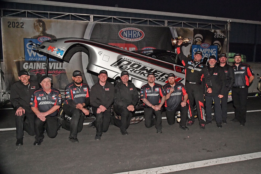 Tony Stewart's Dodge NHRA Team Gets Win 1 at the Gatornationals