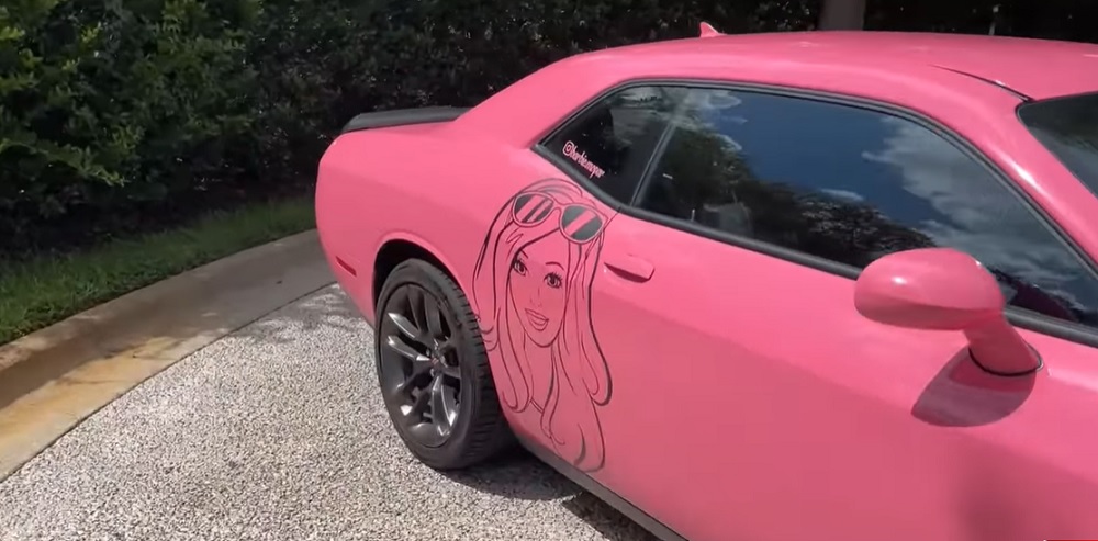 Barbie Mopar Makes Her 2021 Dodge Challenger Pretty in Pink