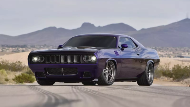 Hellcat Challenger Transformed Into Plymouth Barracuda From Alternate Reality