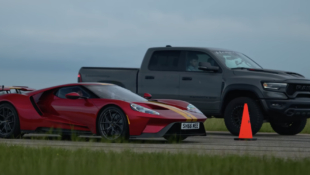 Hennessey Mammoth 1200 Ram TRX vs Ford GT