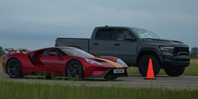 Hennessey Mammoth 1200 Ram TRX vs Ford GT