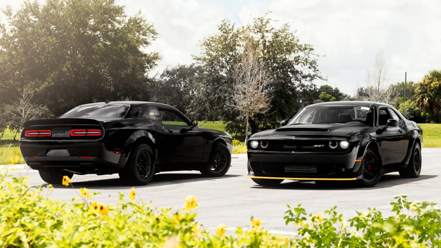 Evil Twins: Pair of Dodge Challenger Demons Auctioned For Less Money Than You Think!