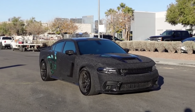Sandpaper Wrapped Charger Hellcat