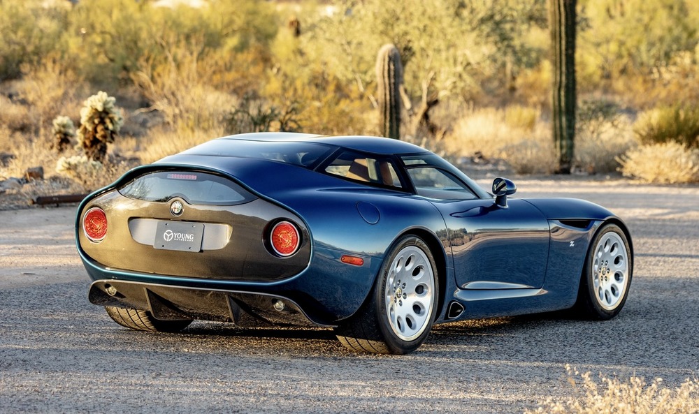 Rear view of Alfa Romeo TZ3 Stradale