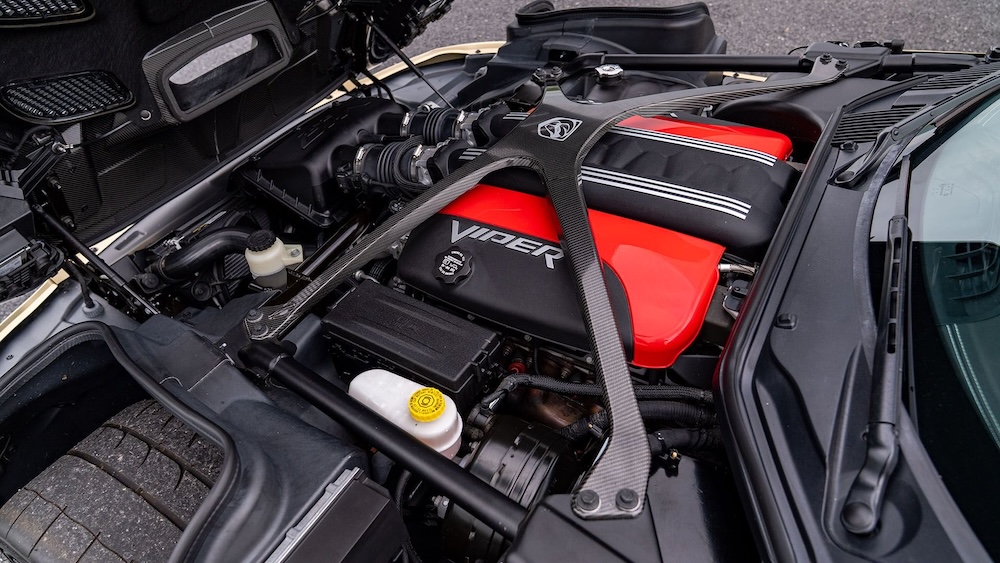 Matte Gold 2017 Dodge Viper GTC ACR Black Stripe