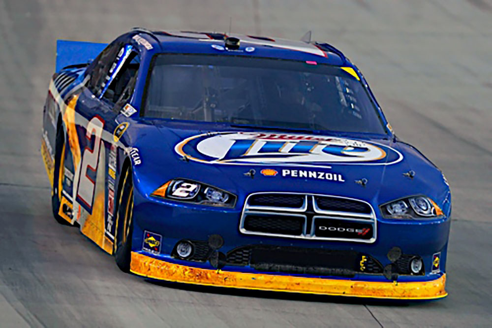 Dodge Charger Nascar after 2012 driving on track