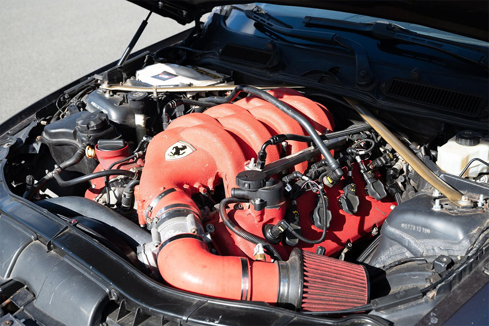 Maserati V8 Swapped BMW 328 XI Station Wagon Engine Bay