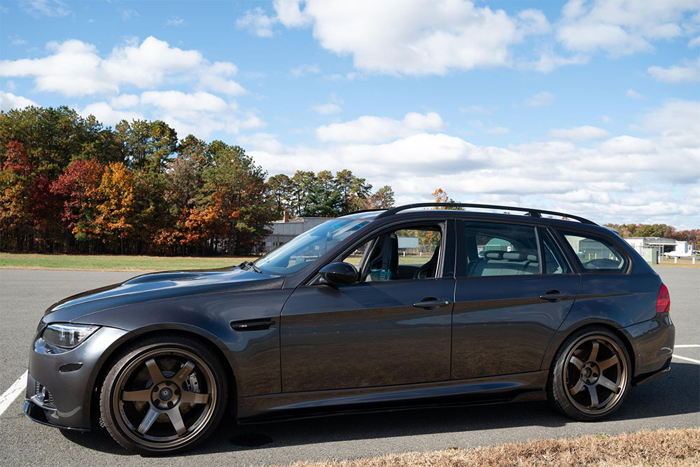Maserati V8 Swapped BMW 328 XI Station Wagon Side Profile