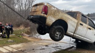 Stolen Dodge Ram Found In Lake