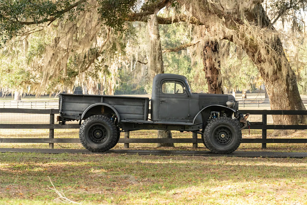 Dodge Power Wagon with Hellephant Supercharged V8 Swap Side Profile